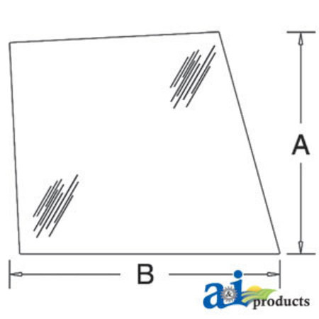 A & I PRODUCTS Glass, Door, Upper (RH) 42" x33" x2" A-K303700